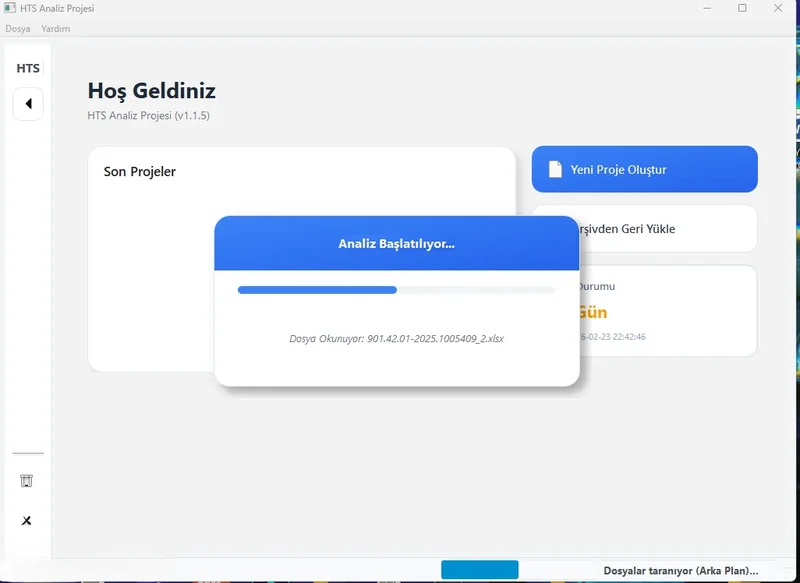 HTS Programı Süreci